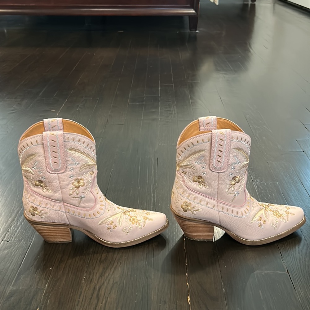 Dingo Primrose leather Cowboy Boots size 7.5 US - Picture 6 of 12